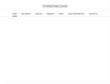 Tablet Screenshot of christinechin.com